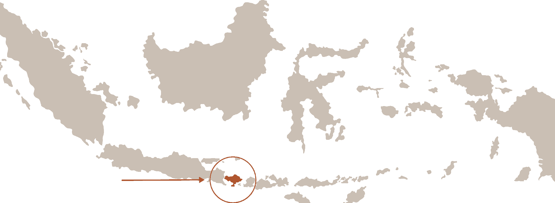 Indonesia, Bali highlighted